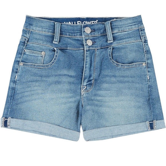 Wallflower Pants - NWT WallFlower Sassy High-Rise Denim Shorts Size 15